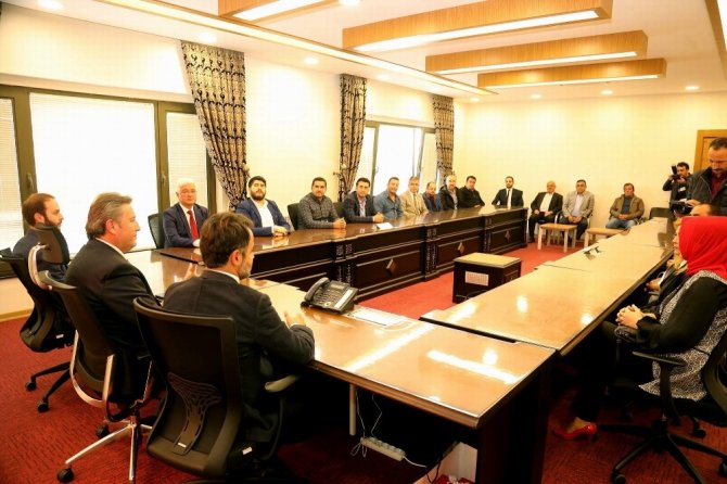 Başkan Palancıoğlu AK Parti Talas Yeni yönetimini ağırladı