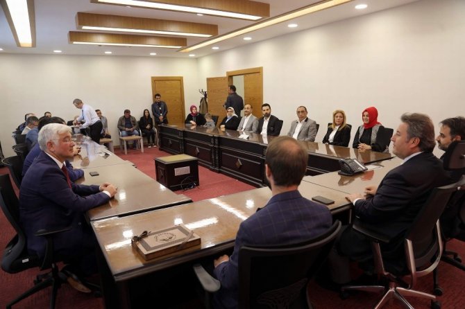 Başkan Palancıoğlu AK Parti Talas Yeni yönetimini ağırladı