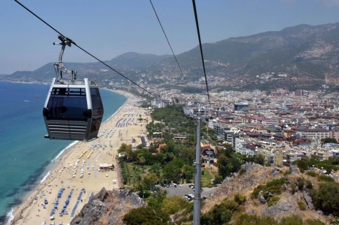 Alanya Teleferik hizmete açıldı
