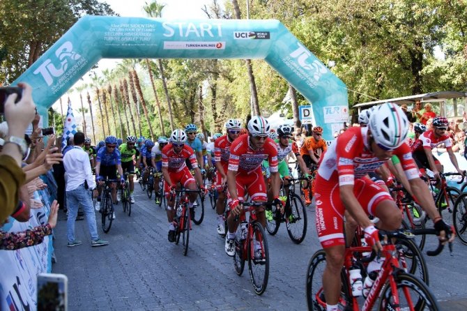 Cumhurbaşkanlığı Bisiklet Turu Fethiye-Marmaris etabı başladı