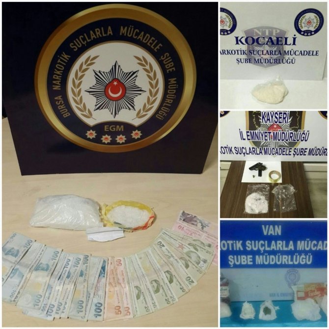 Bursa merkezli uyuşturucu operasyonunda 7 tutuklama