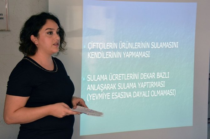 Güney Yüreğir Sulama Birliği’nden çiftçilere eğitim