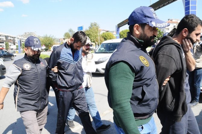 Muğla’da yakalanan 4 PKK’lı terörist adliyede