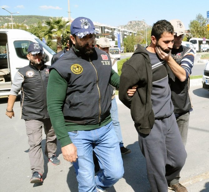 Muğla’da yakalanan 4 PKK’lı terörist adliyede