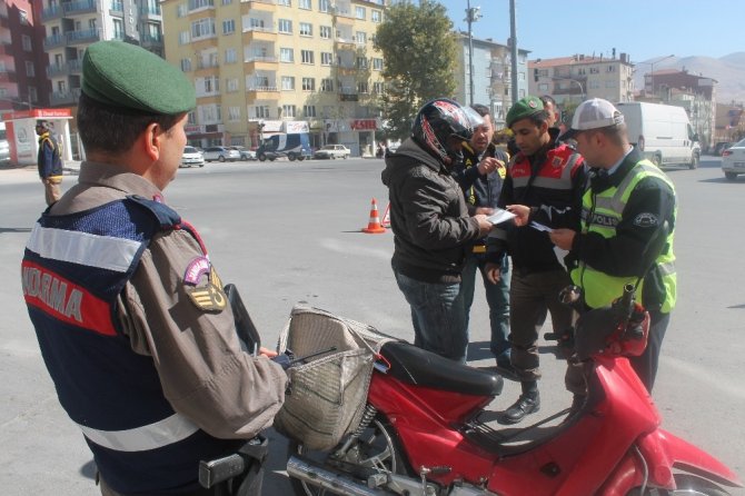 Polis ve Jandarmadan motosiklet uygulaması