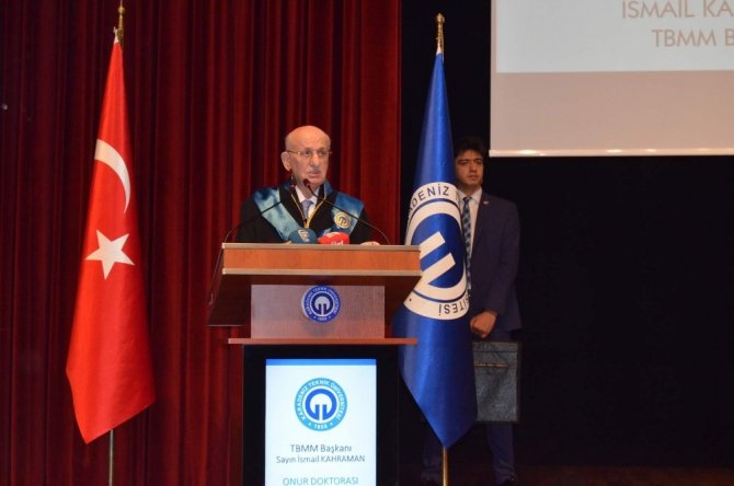 TBMM Başkanı İsmail Kahraman’a Onur Doktorası