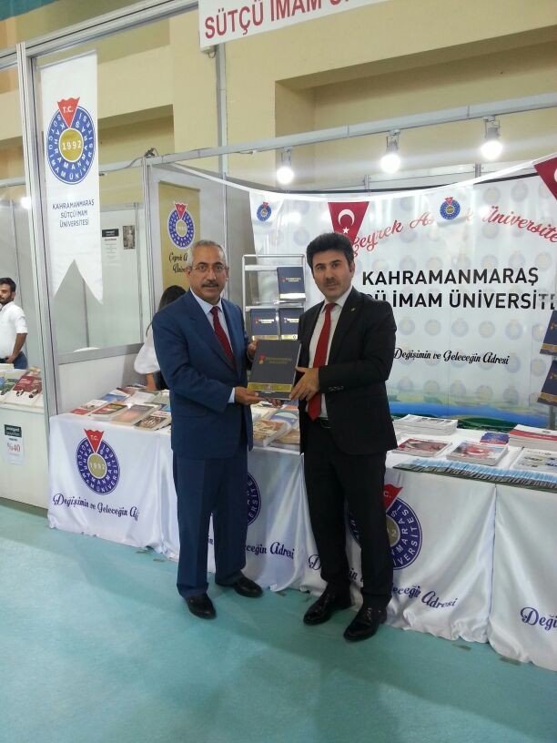 Rektör Karacoşkun Kahramanmaraş Uluslararası 4. Kitap ve Kültür Fuarına katıldı