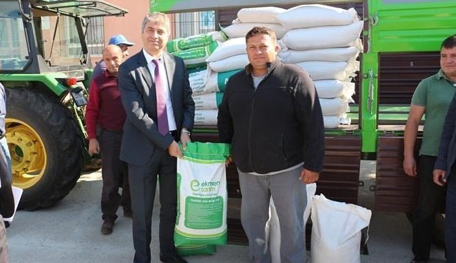 Edirne’de 22,75 ton yem bitkisi tohumu dağıtıldı