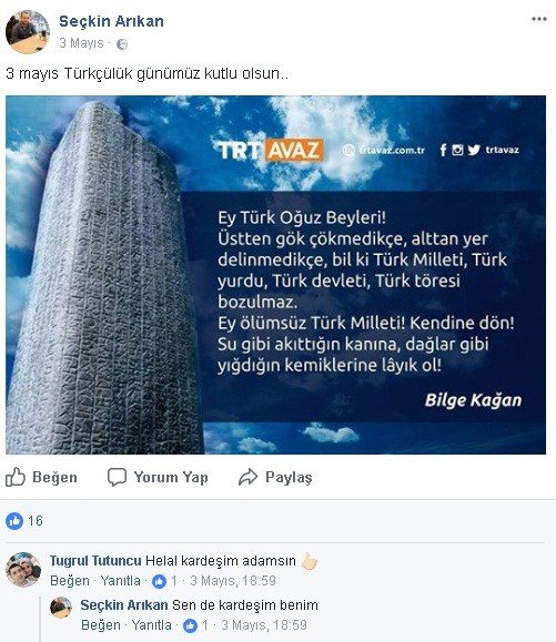 Eskişehirli şehidin son paylaşımı