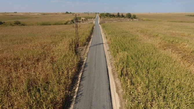Ceylanpınar kırsalındaki yollar 19 yıl sonra asfaltlandı