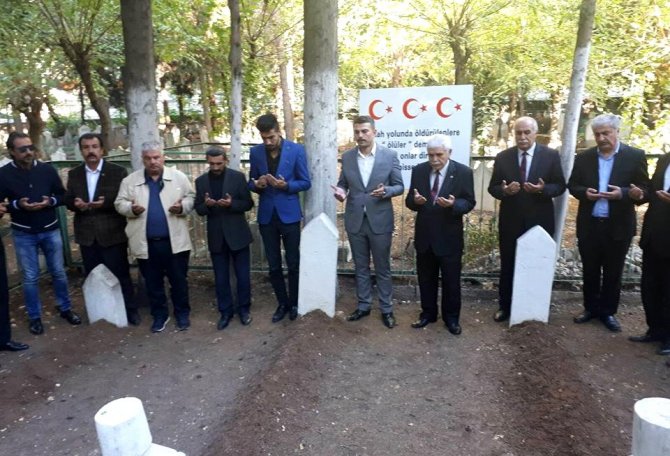 Ülkücü şehitler unutulmadı