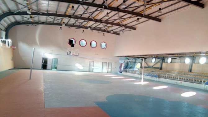 Hasan Tahsin İlkokulu Spor Salonu’nda sona gelindi