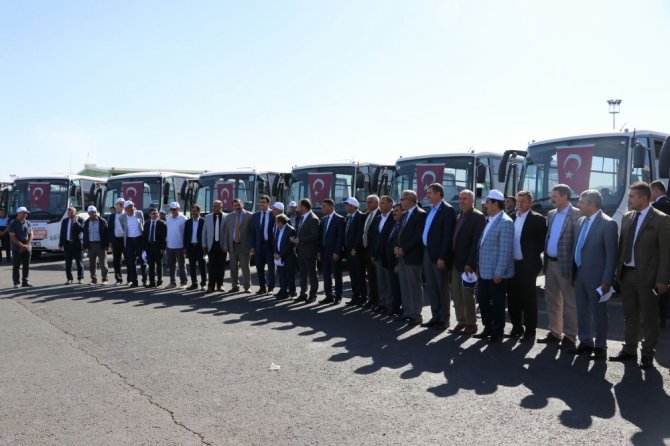 Büyükşehir Belediyesinden 10 ilçeye otobüs desteği