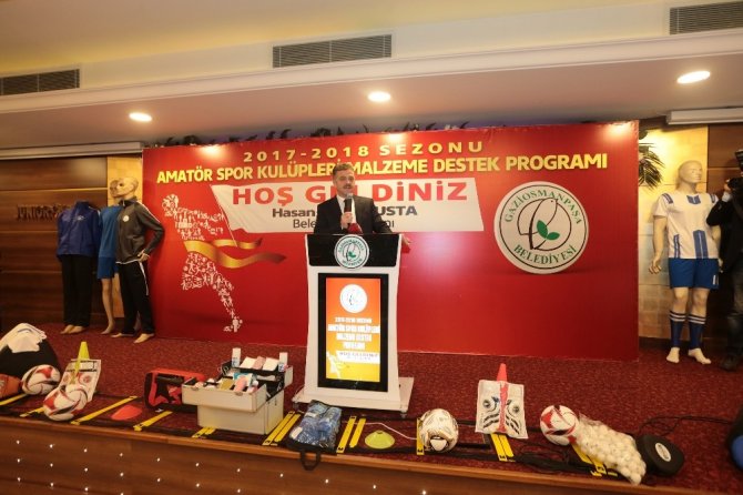Gaziosmanpaşa Belediyesi’nden 24 amatör spor kulübüne malzeme desteği