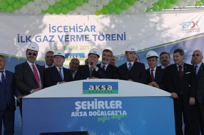 Bakan Eroğlu, İscehisar Doğalgaz Hattı Giriş İstasyonu” açılış törenine katıldı
