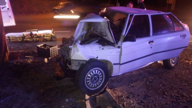 Manisa’da trafik kazası: 1 ölü, 3 yaralı