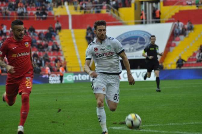 Süper Lig: Kayserispor: 0 - Atiker Konyaspor: 0 (İlk yarı)