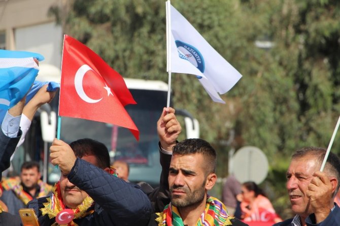 Habur’da, Kerkük Türkmenlerine destek