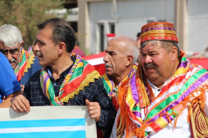 Habur’da, Kerkük Türkmenlerine destek
