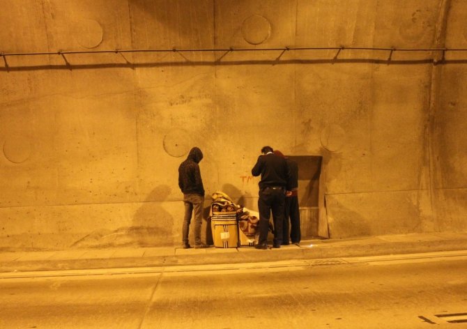 Bomonti- Dolmabahçe Tüneli’nde sürücülere “evsiz” şoku