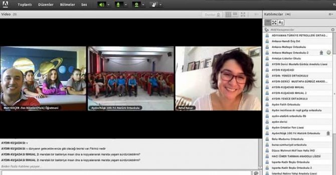 Köşk’te öğrenciler NASA ile buluştu