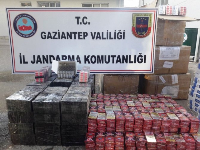Gaziantep’te 13 bin karton kaçak sigara ele geçirildi