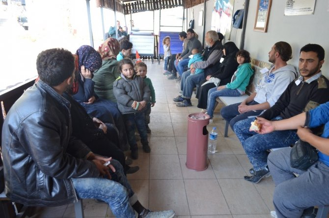 Hatay’da kaçak 43 mülteci yakalandı
