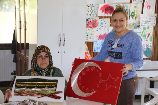 Karaman’daki mülteci ve sığınmacılara el sanatları kursu