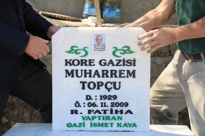 Açlıktan ölen gazi mezar taşına kavuştu