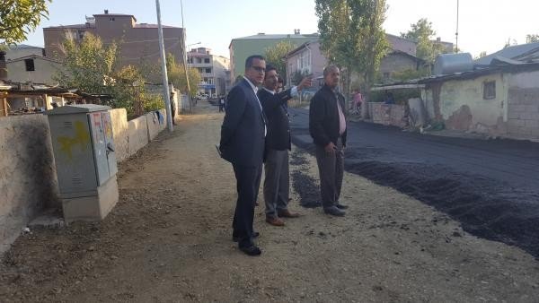Tuzluca belediyesi asfalt çalışmaları hız kesmeden devam ediyor