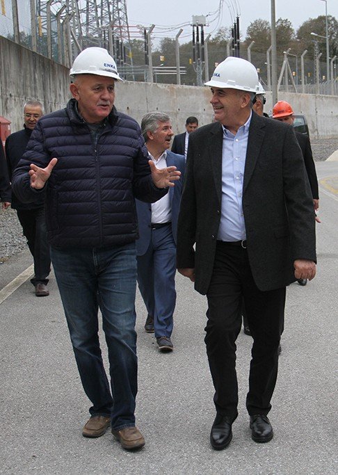 Başkan Toçoğlu, ENKA Santralleri’ni ziyaret etti