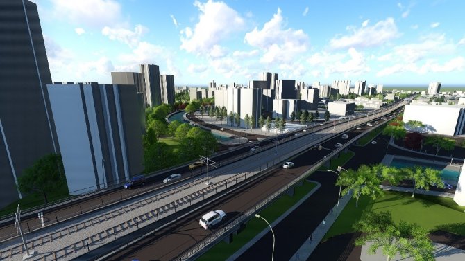 Büyükşehir’den Alparslan Türkeş Bulvarı’na dokunuş