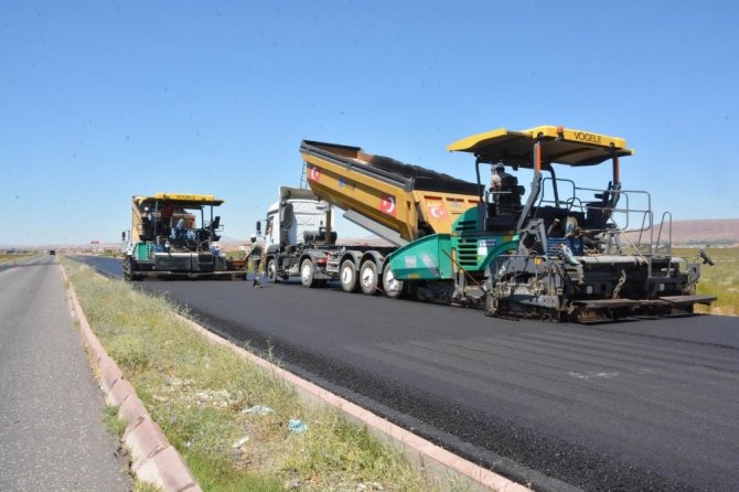 Aksaray Belediyesi asfaltta rekor kırdı