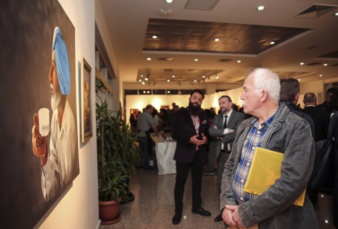 Resimle ‘Tanışma’ Sergisi SKSM’de kapılarını araladı