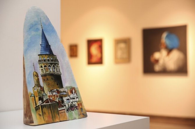 Resimle ‘Tanışma’ Sergisi SKSM’de kapılarını araladı