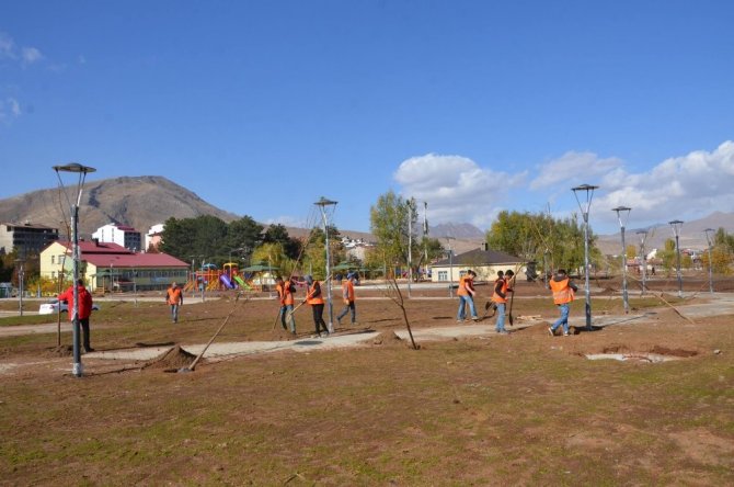 Tatvan’da Sahil Parkı çalışmalarında sona gelindi