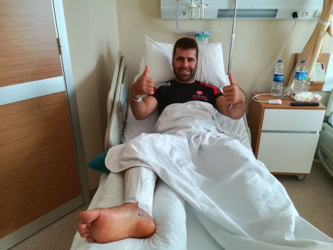 Flayboard kazasında ayağı kırılan milli sporcu o anları anlattı