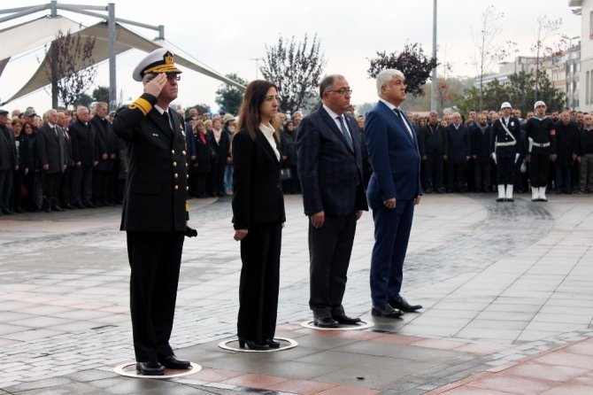 Atatürk ölümünün 79. yılında törenle anıldı