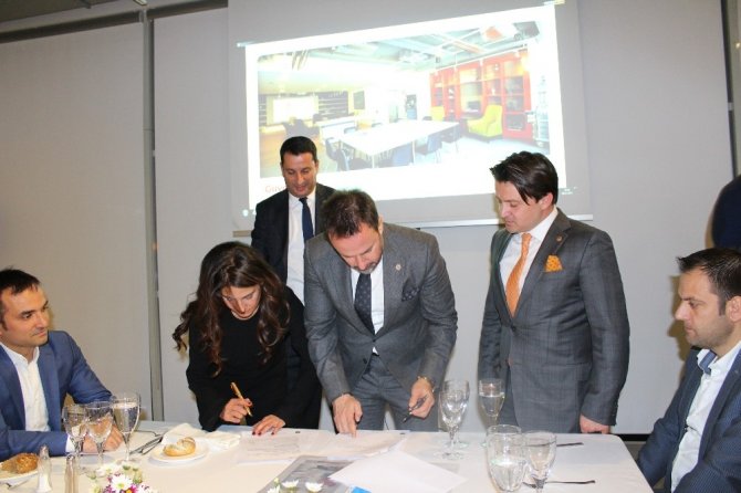 Genç iş adamları Güven Çayyolu sağlık ve yaşam kampüsünü gezdi