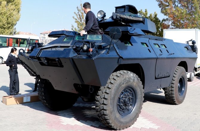 Aksaray Emniyetine dragon panzer desteği