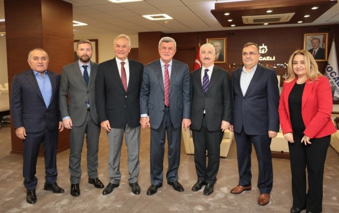Başkan Karaosmanoğlu GEBKİM yönetimini ağırladı