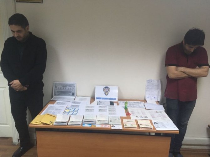 Ankara’da sahte vize dolandırıcıları yakalandı
