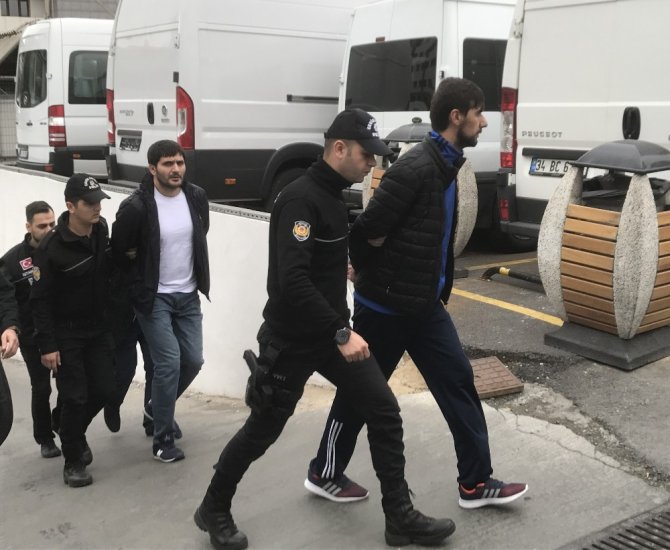’Şirinler’ çetesi üyeleri adliyeye sevk edildi