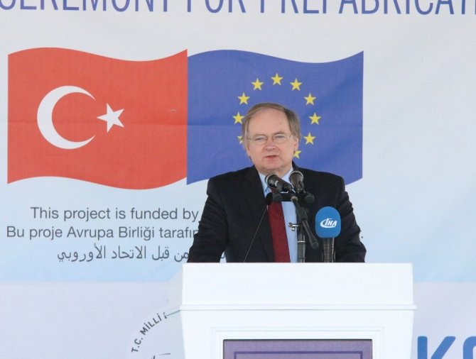 Avrupa Birliği’nin 10 ilde 60 okul projesinin temeli Osmaniye’de atıldı