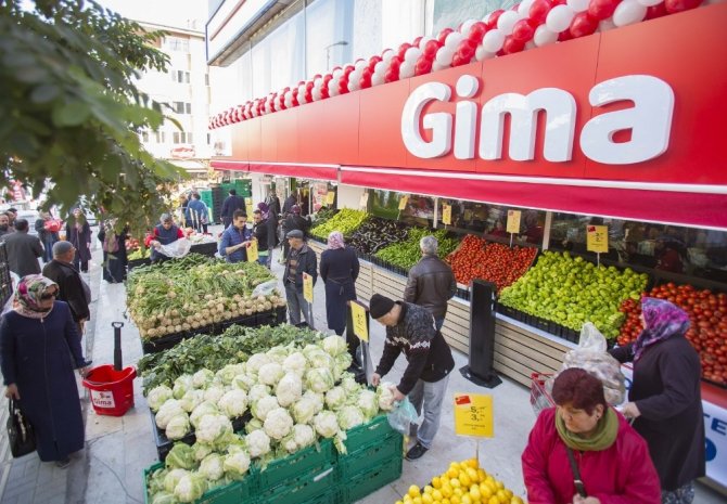 Gima’nın üçüncü marketi, Ankara Sincan’da hizmete açıldı