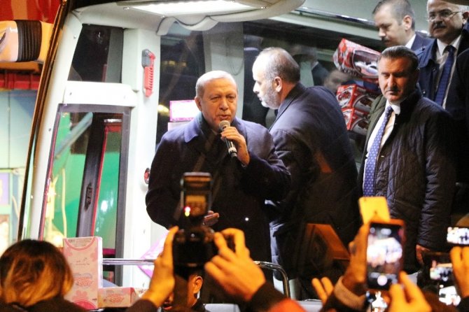 Cumhurbaşkanı Erdoğan baba ocağı Güneysu’dan 2019 seçimleri için mesaj verdi