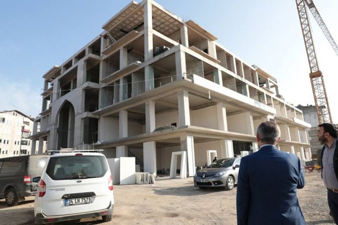 Fatsa’nın Selçuklu mimarisindeki belediye binası 2018’de tamam