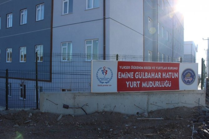 KYK Emine Gülbahar Hatun Kız Öğrenci Yurdu açıldı
