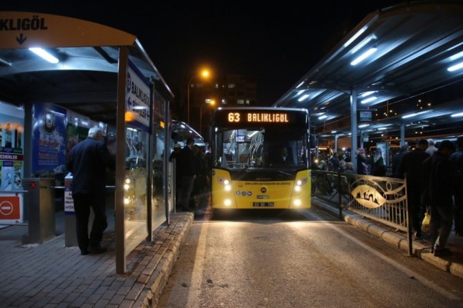 Şanlıurfa’da otobüsler 24 saat çalışacak