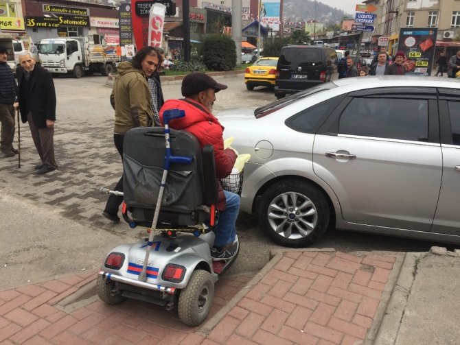 Engelli vatandaşın azmi kazandı